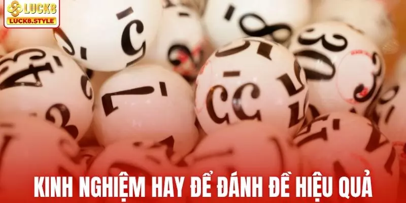 Kinh nghiệm hay để đánh đề hiệu quả nên áp dụng