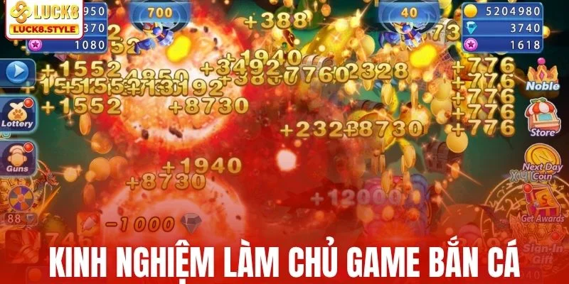 Những kinh nghiệm giúp bạn làm chủ game bắn cá